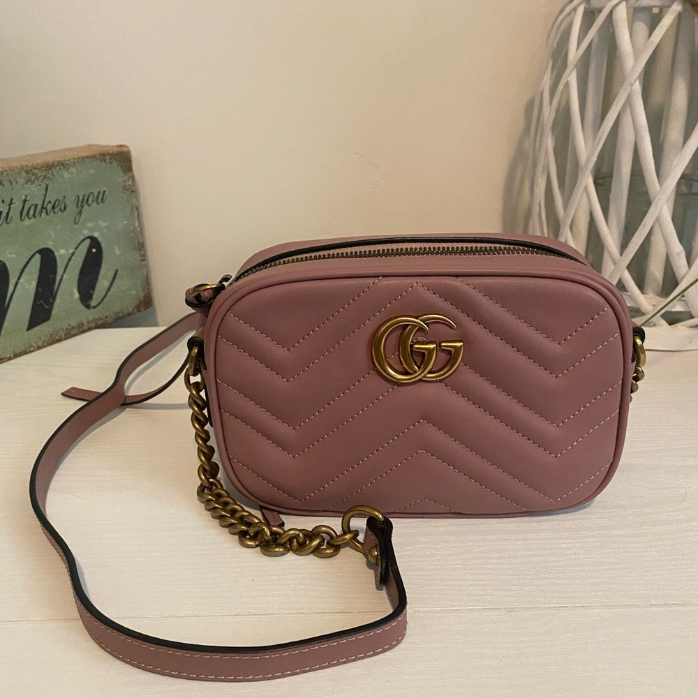 GG Marmont Matelassé Mini Bag